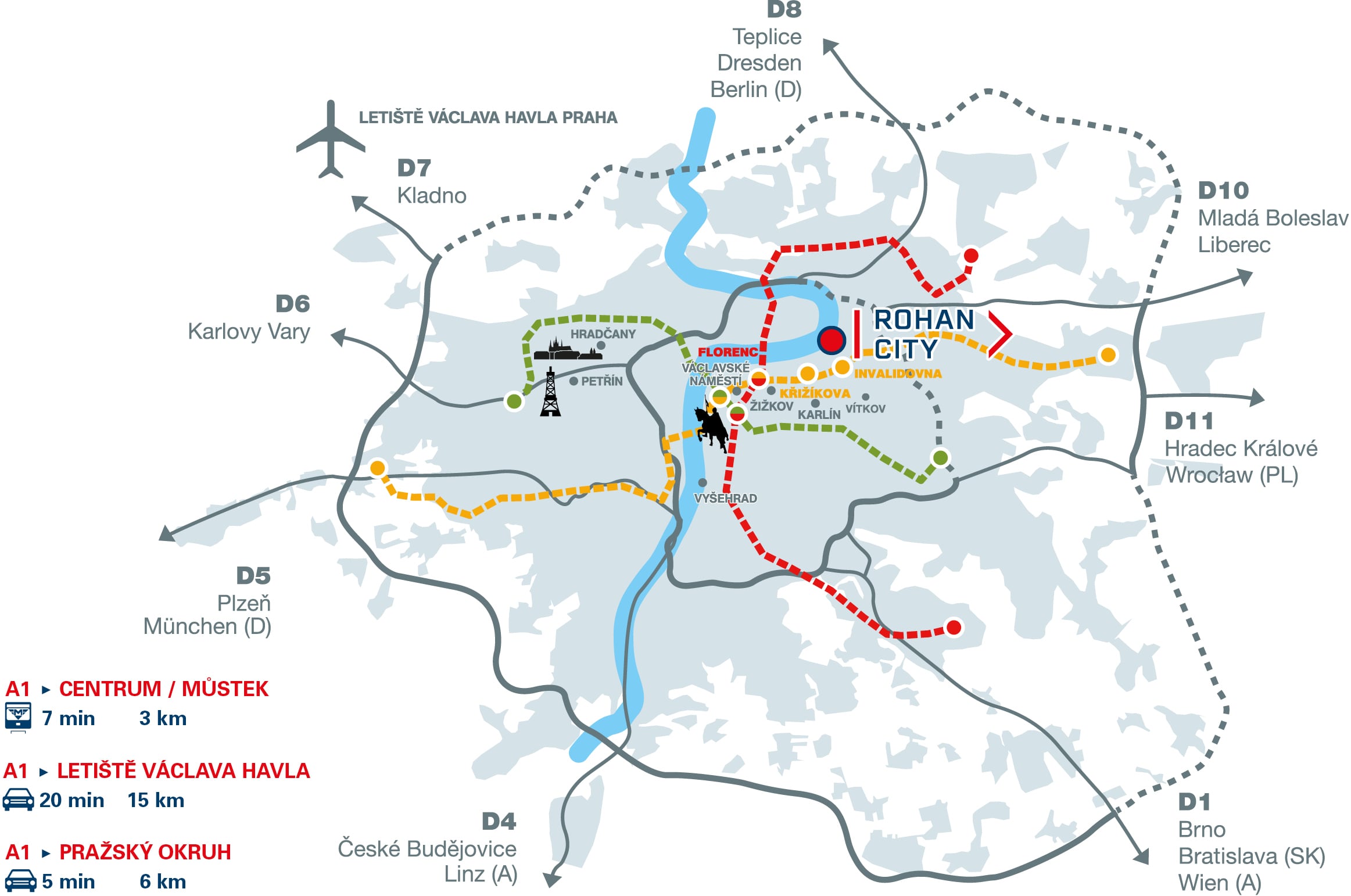 Rohan City - I. etapa mapa
